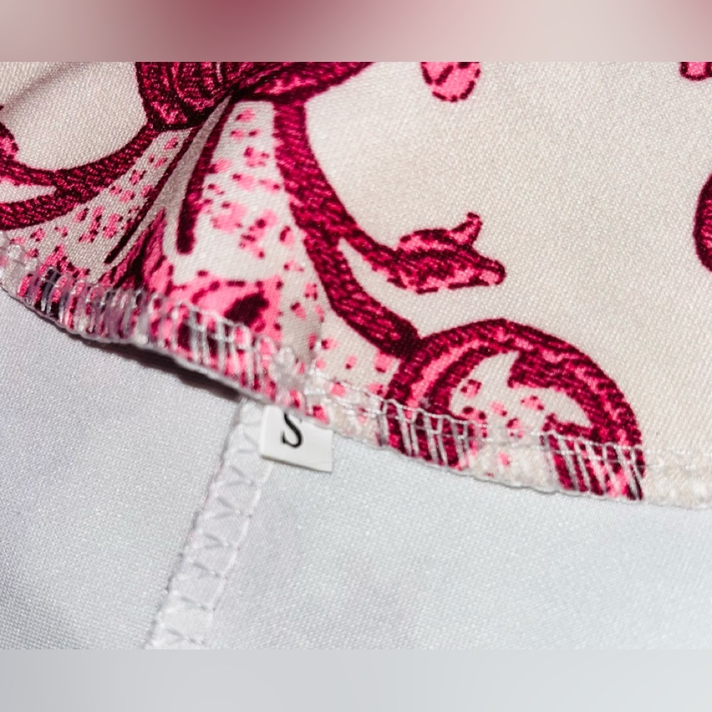 Long Floral Jacket Paisley White & Pink sz S UNIQUE! - Picture 5 of 9